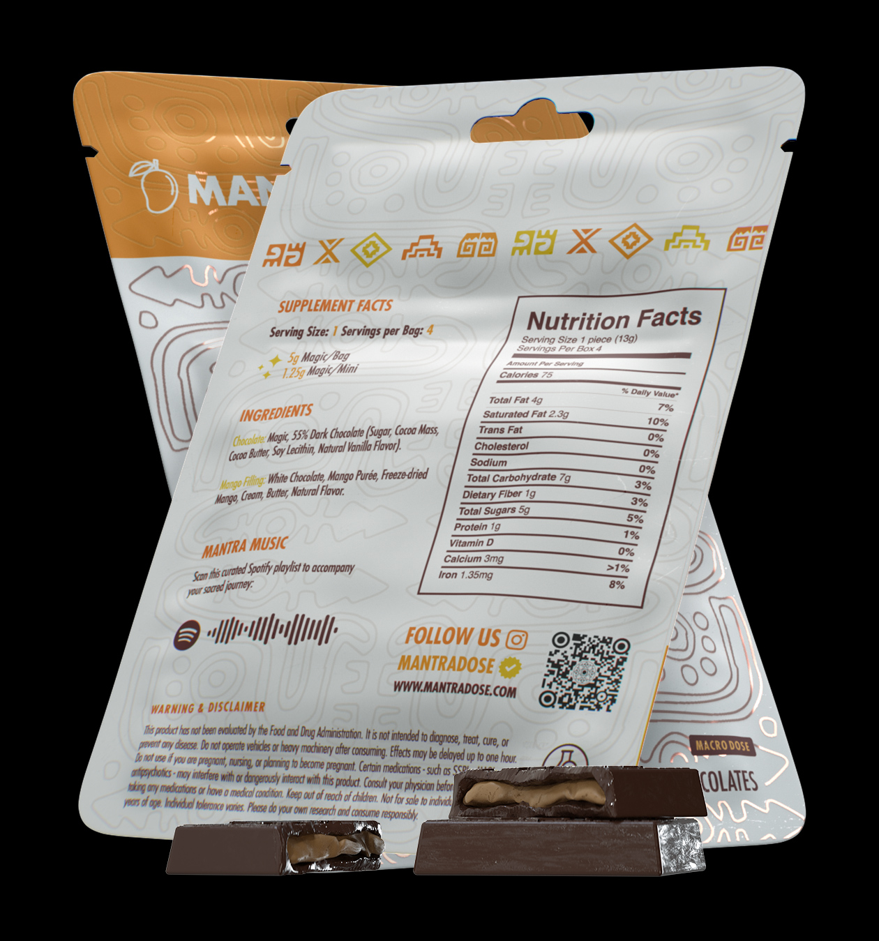 Hero Minis Bag showing Ingredients