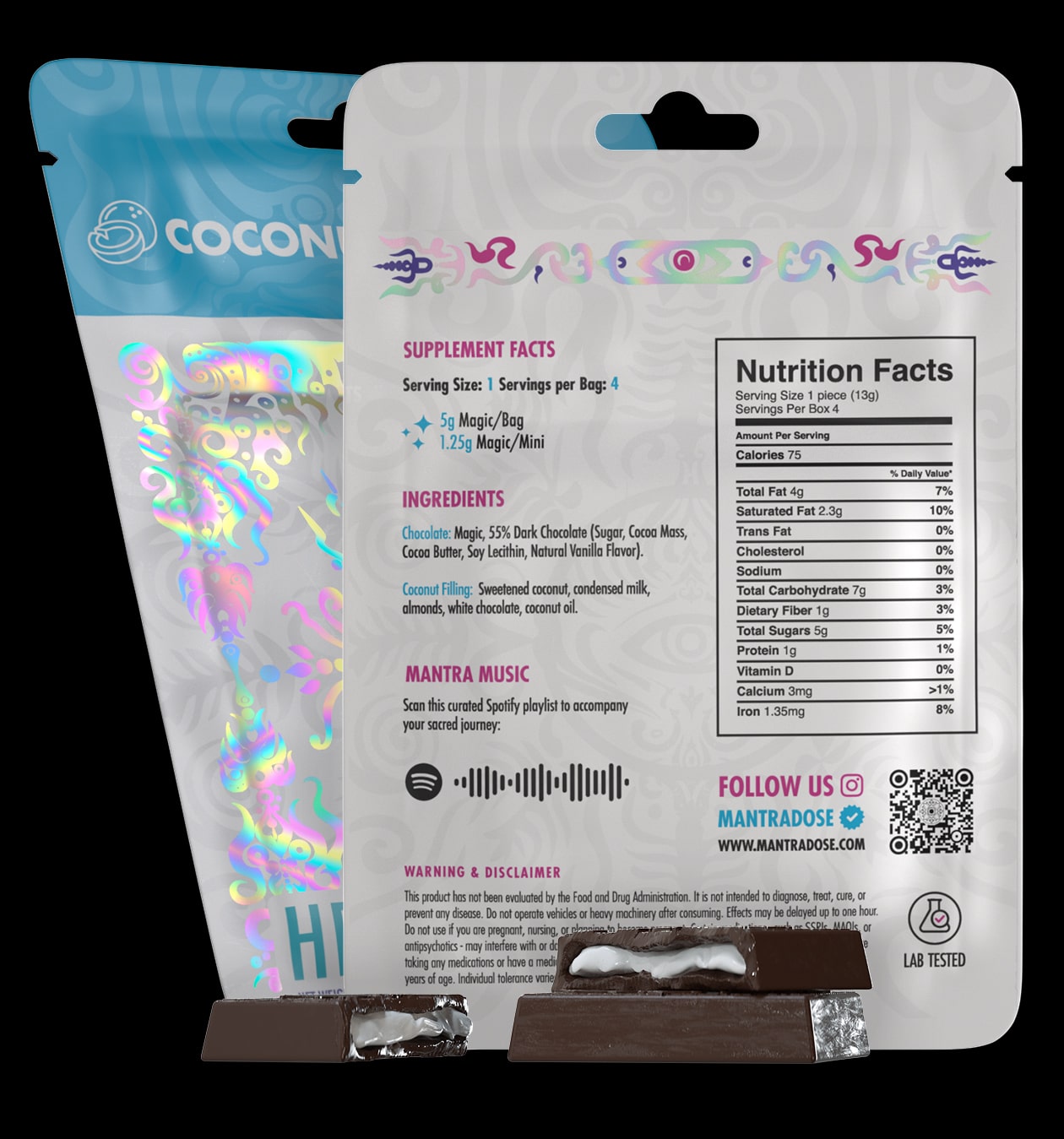 Hero Chocolate Minis - Coconut ingredients list