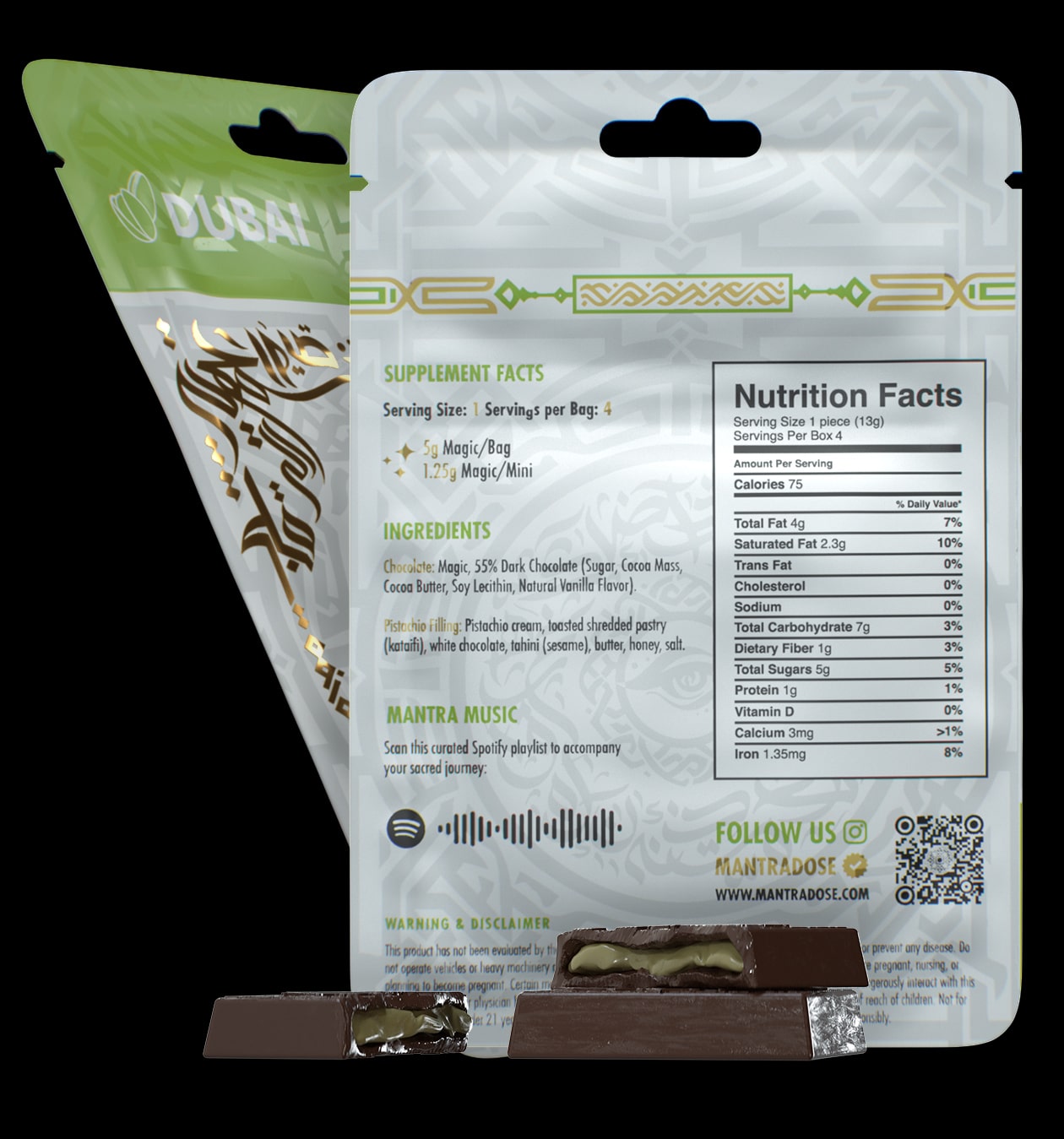 Hero Chocolate Minis - Dubai ingredients list