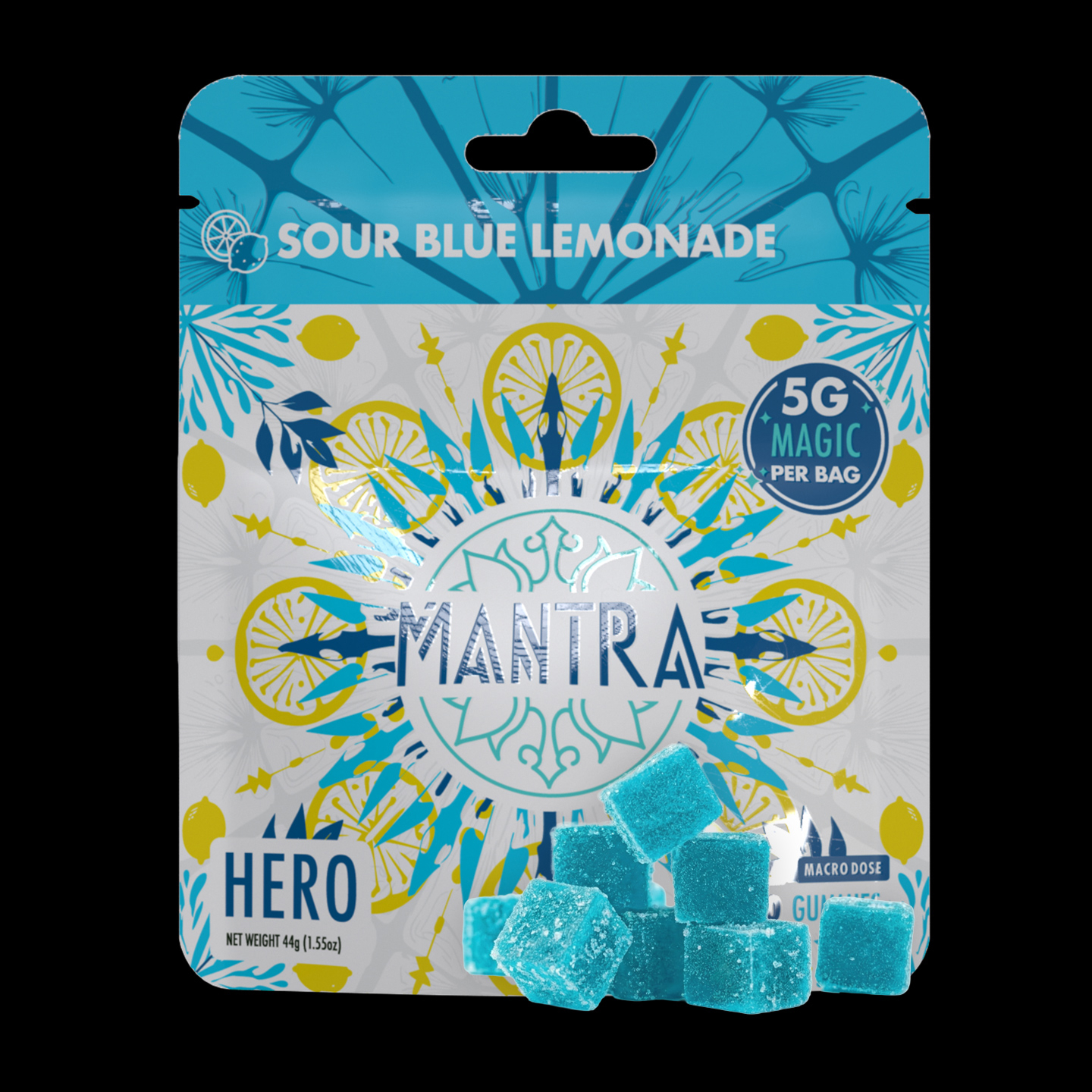 Sour Blue Lemonade Hero Psilocybin Gummies | Magic Shrooms Mantra Dose